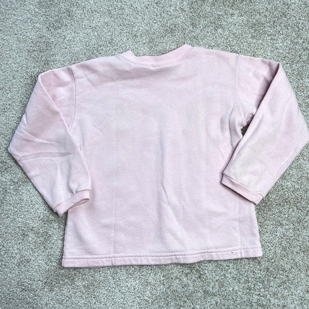 Vintage 1994 Mighty Morphin Power Rangers Pink Graphic Sweater Girls 6 7 - Picture 5 of 5